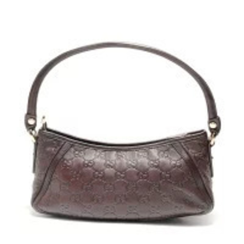 Gucci GG Canvas Abbey Shoulder Bag Brown